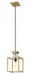 Z-Lite Canada - One Light Pendant - Quadra - Olde Brass + Bronze- Union Lighting Luminaires Decor