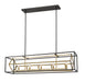 Z-Lite Canada - Ten Light Linear Chandelier - Euclid - Olde Brass + Bronze- Union Lighting Luminaires Decor
