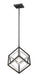 Z-Lite Canada - One Light Pendant - Euclid - Chrome + Matte Black- Union Lighting Luminaires Decor