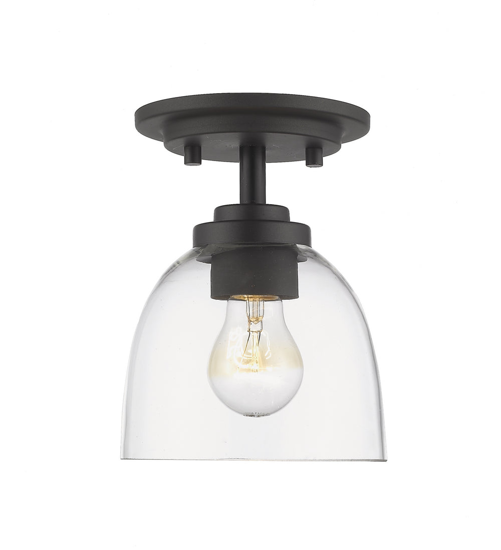 Z-Lite Canada - One Light Flush Mount - Ashton - Bronze- Union Lighting Luminaires Decor