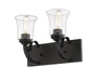 Z-Lite Canada - Two Light Vanity - Halliwell - Bronze- Union Lighting Luminaires Decor