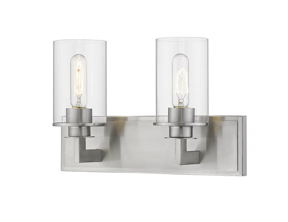 Z-Lite Canada - Two Light Vanity - Savannah - Brushed Nickel- Union Lighting Luminaires Decor