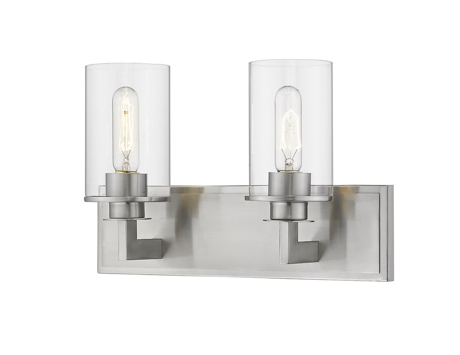 Z-Lite Canada - Two Light Vanity - Savannah - Brushed Nickel- Union Lighting Luminaires Decor