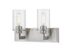 Z-Lite Canada - Two Light Vanity - Savannah - Brushed Nickel- Union Lighting Luminaires Decor
