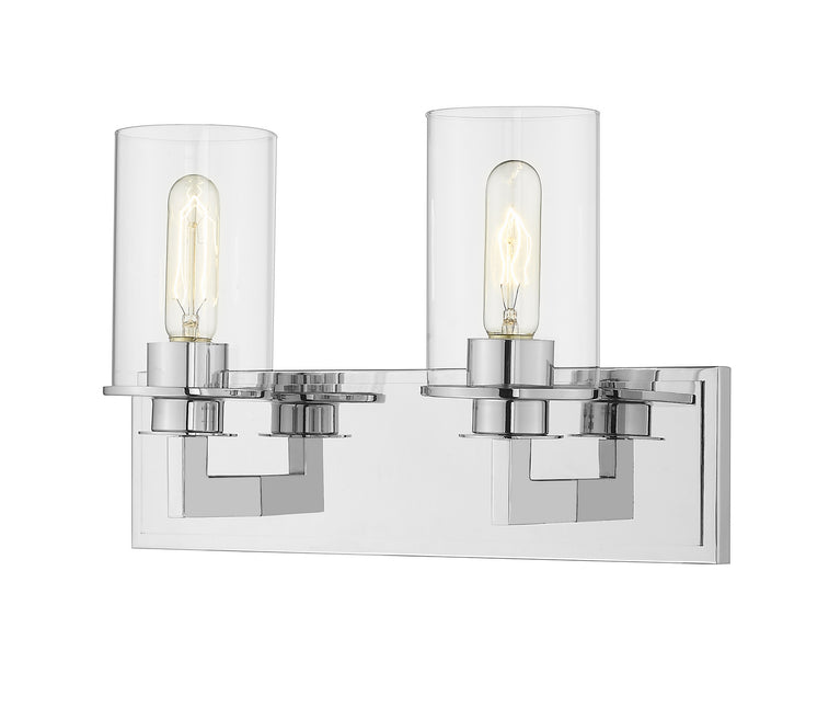 Z-Lite Canada - Two Light Vanity - Savannah - Chrome- Union Lighting Luminaires Decor