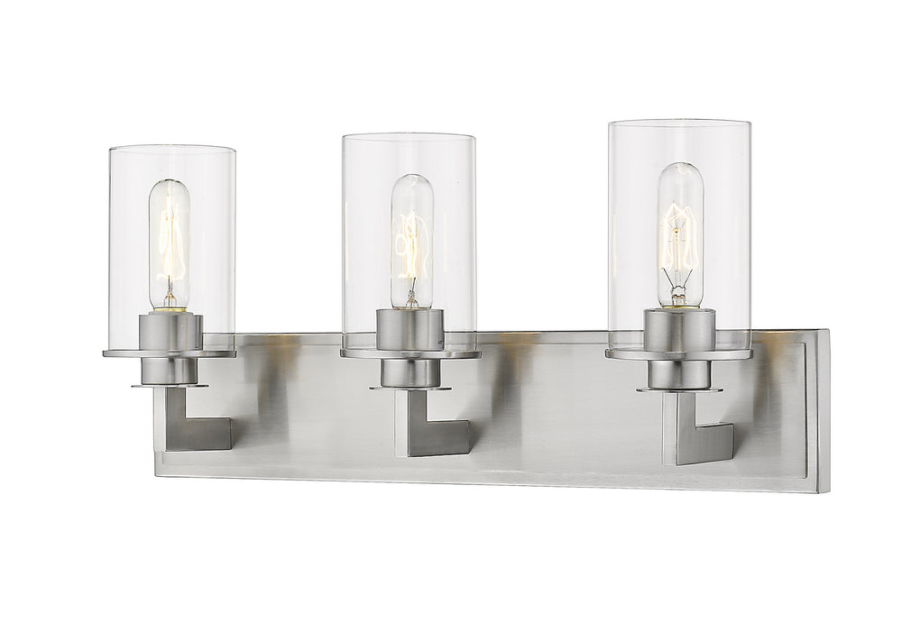 Z-Lite Canada - Three Light Vanity - Savannah - Brushed Nickel- Union Lighting Luminaires Decor