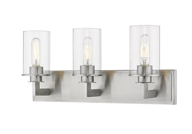 Z-Lite Canada - Three Light Vanity - Savannah - Brushed Nickel- Union Lighting Luminaires Decor