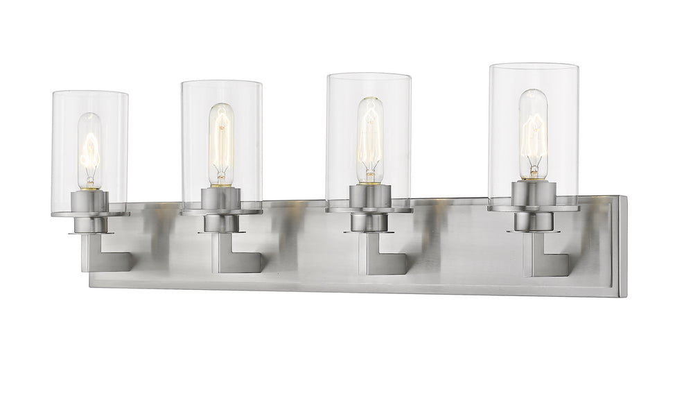Z-Lite Canada - Four Light Vanity - Savannah - Brushed Nickel- Union Lighting Luminaires Decor