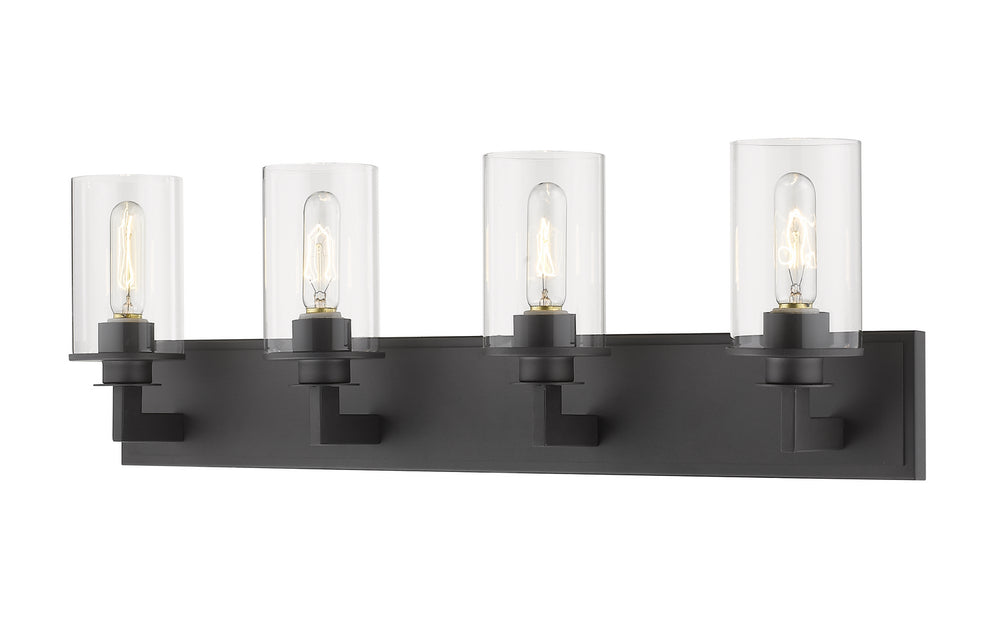 Z-Lite Canada - Four Light Vanity - Savannah - Bronze- Union Lighting Luminaires Decor