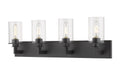 Z-Lite Canada - Four Light Vanity - Savannah - Bronze- Union Lighting Luminaires Decor
