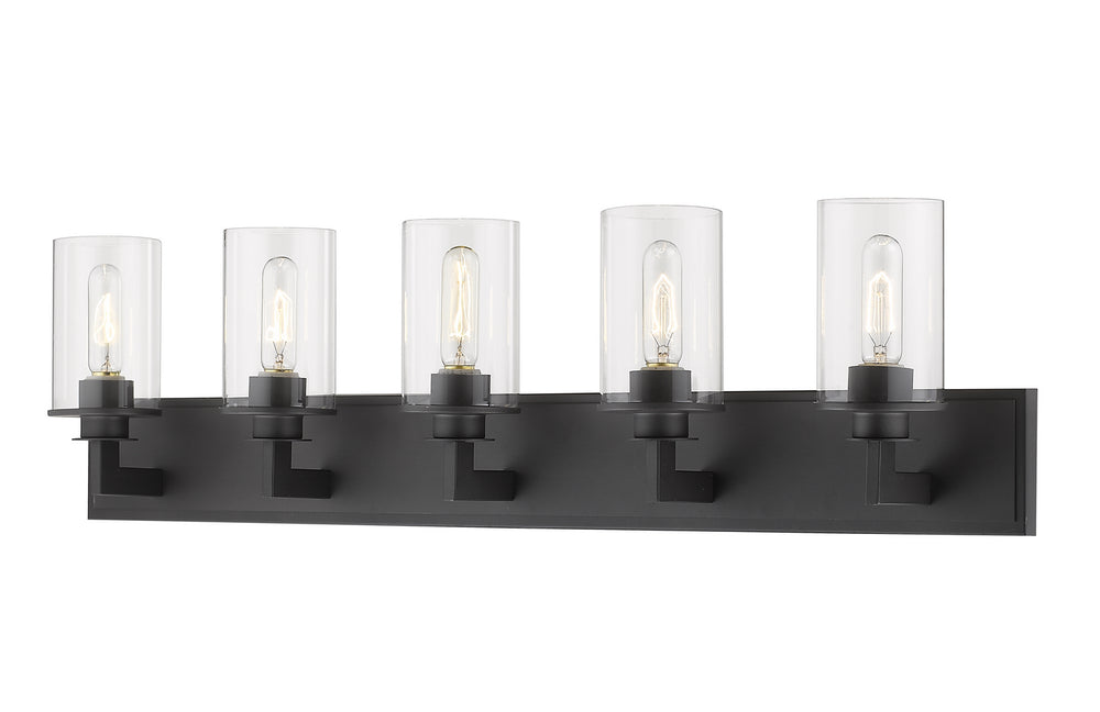 Z-Lite Canada - Five Light Vanity - Savannah - Bronze- Union Lighting Luminaires Decor