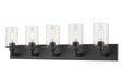 Z-Lite Canada - Five Light Vanity - Savannah - Bronze- Union Lighting Luminaires Decor