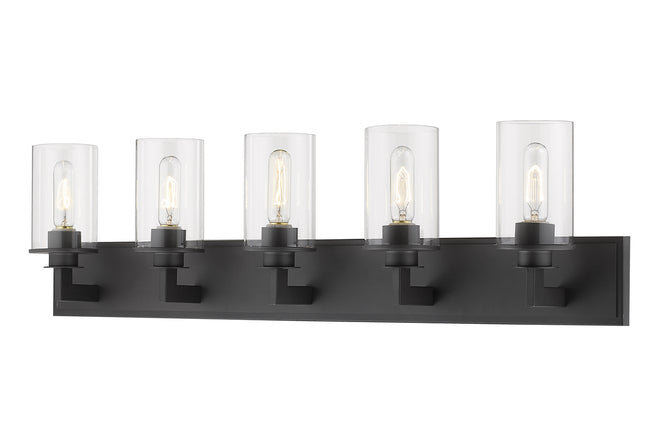 Z-Lite Canada - Five Light Vanity - Savannah - Bronze- Union Lighting Luminaires Decor