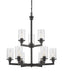 Z-Lite Canada - Nine Light Chandelier - Savannah - Bronze- Union Lighting Luminaires Decor