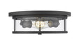 Z-Lite Canada - Two Light Flush Mount - Savannah - Bronze- Union Lighting Luminaires Decor