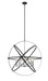 Z-Lite Canada - Ten Light Chandelier - Cavallo - Hammered Black + Chrome- Union Lighting Luminaires Decor