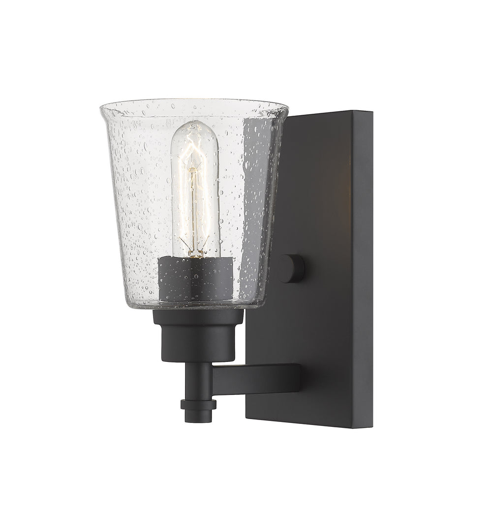 Z-Lite Canada - One Light Wall Sconce - Bohin - Matte Black- Union Lighting Luminaires Decor