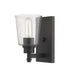 Z-Lite Canada - One Light Wall Sconce - Bohin - Matte Black- Union Lighting Luminaires Decor