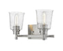 Z-Lite Canada - Two Light Vanity - Bohin - Brushed Nickel- Union Lighting Luminaires Decor