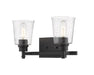 Z-Lite Canada - Two Light Vanity - Bohin - Matte Black- Union Lighting Luminaires Decor