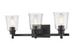 Z-Lite Canada - Three Light Vanity - Bohin - Matte Black- Union Lighting Luminaires Decor