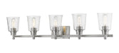 Z-Lite Canada - Five Light Vanity - Bohin - Brushed Nickel- Union Lighting Luminaires Decor