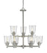 Z-Lite Canada - Nine Light Chandelier - Bohin - Brushed Nickel- Union Lighting Luminaires Decor