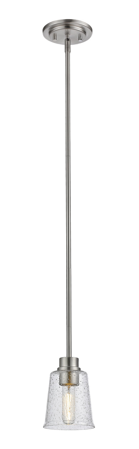 Z-Lite Canada - One Light Pendant - Bohin - Brushed Nickel- Union Lighting Luminaires Decor