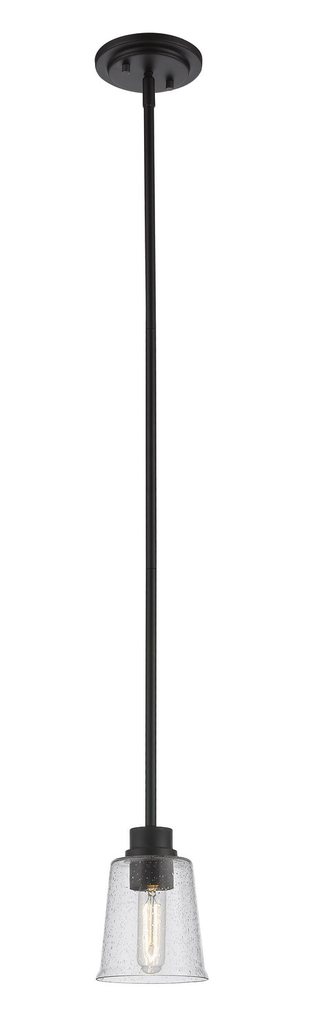 Z-Lite Canada - One Light Pendant - Bohin - Matte Black- Union Lighting Luminaires Decor