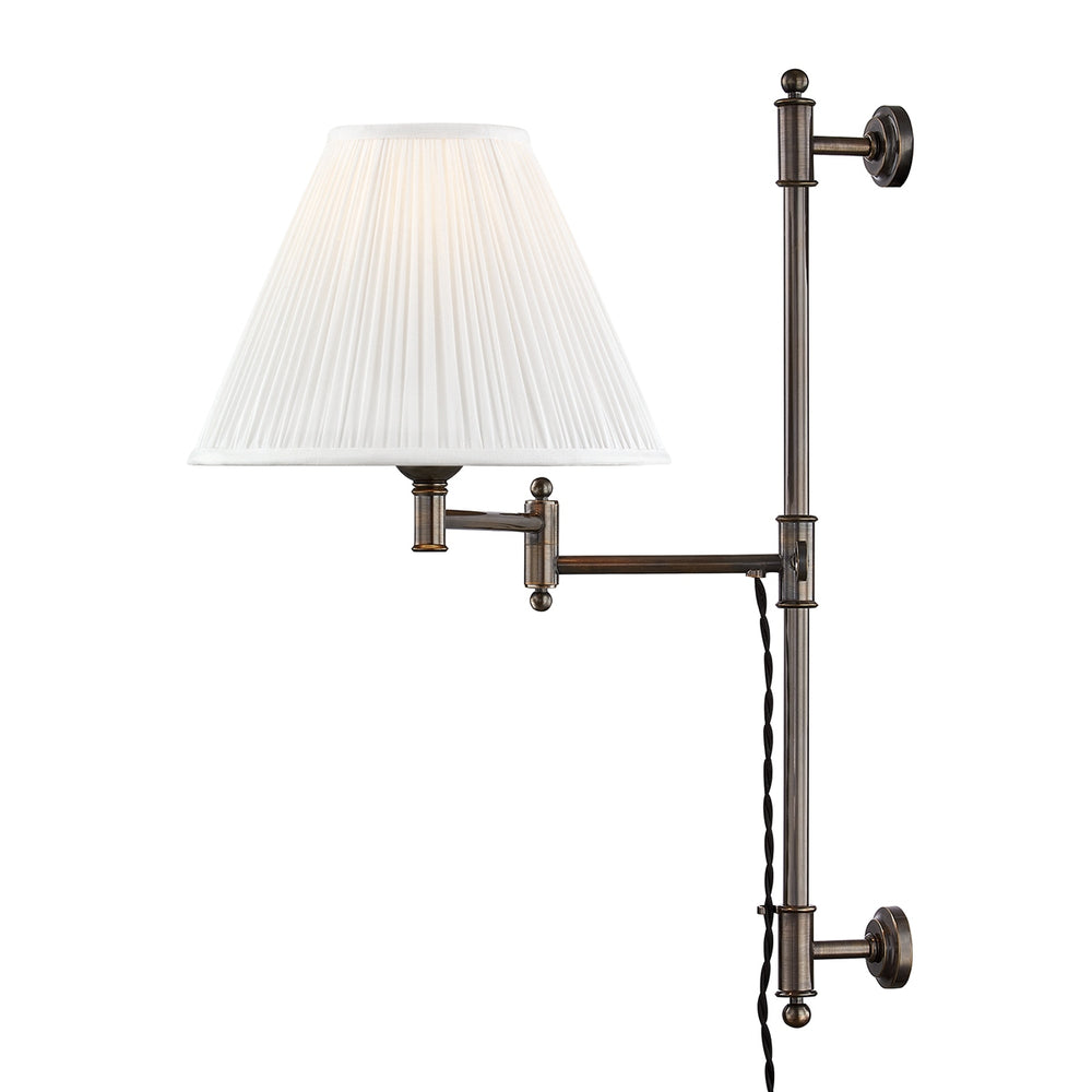 Hudson Valley Canada - One Light Wall Sconce - Classic No.1 - Distressed Bronze- Union Lighting Luminaires Decor