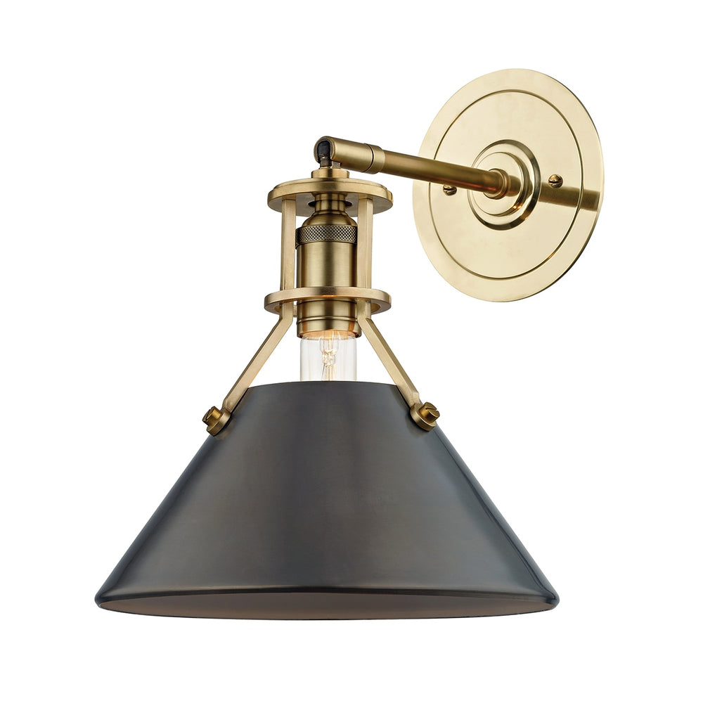 Hudson Valley Canada - One Light Wall Sconce - Metal No. 2 - Aged/Antique Distressed Bronze- Union Lighting Luminaires Decor