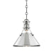 Hudson Valley Canada - One Light Pendant - Metal No. 2 - Polished Nickel- Union Lighting Luminaires Decor