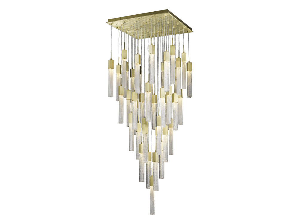 Avenue Lighting - LED Pendant - Boa - Brushed Brass- Union Lighting Luminaires Decor