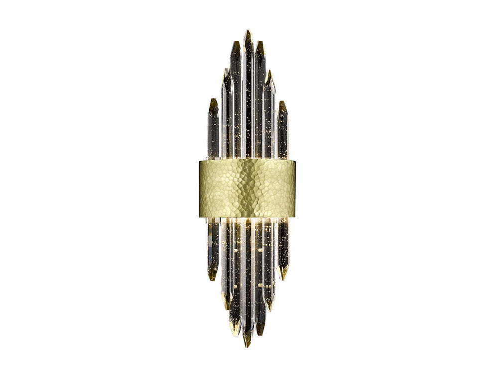Avenue Lighting - LED Wall Sconce - Aspen - Hammered Brush Brass- Union Lighting Luminaires Decor