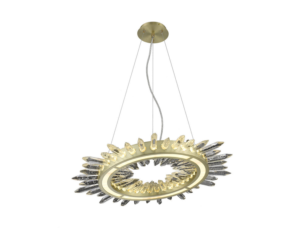 Avenue Lighting - LED Chandelier - Aspen - Brushed Brass- Union Lighting Luminaires Decor