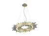 Avenue Lighting - LED Chandelier - Aspen - Brushed Brass- Union Lighting Luminaires Decor