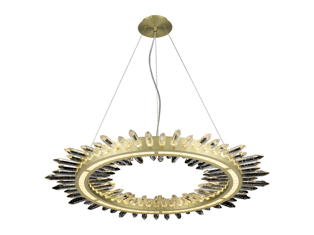 Avenue Lighting - LED Chandelier - Aspen - Brushed Brass- Union Lighting Luminaires Decor