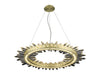 Avenue Lighting - LED Chandelier - Aspen - Brushed Brass- Union Lighting Luminaires Decor