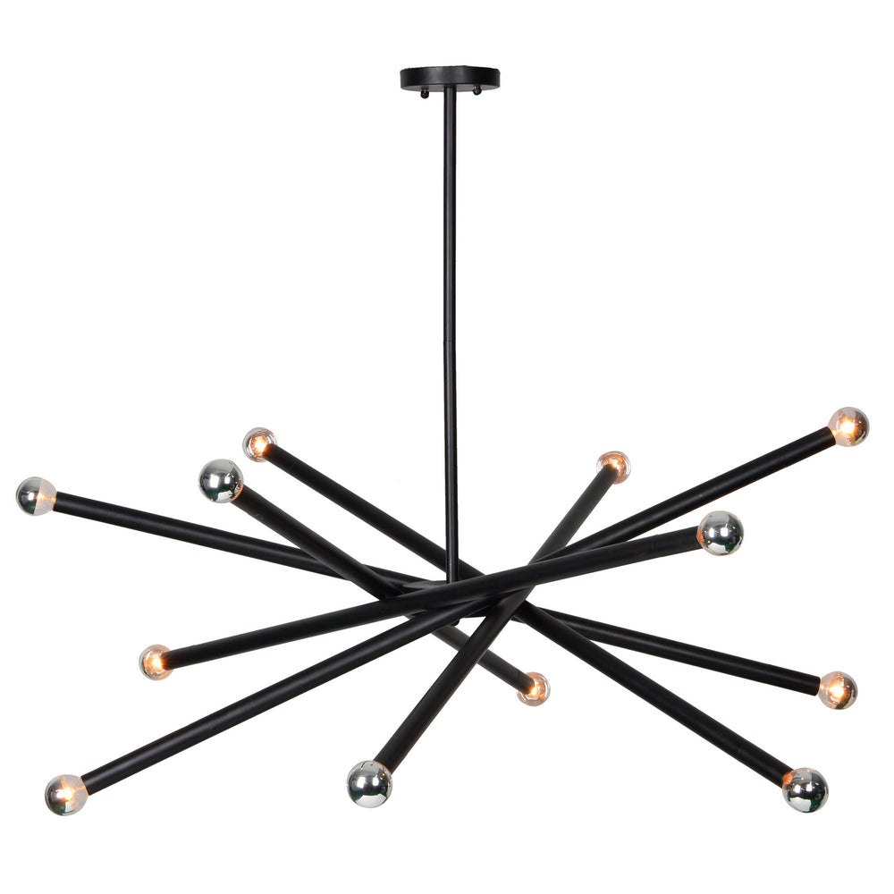 Renwil Canada - 12 Light Ceiling Fixture - Clemente - Black- Union Lighting Luminaires Decor