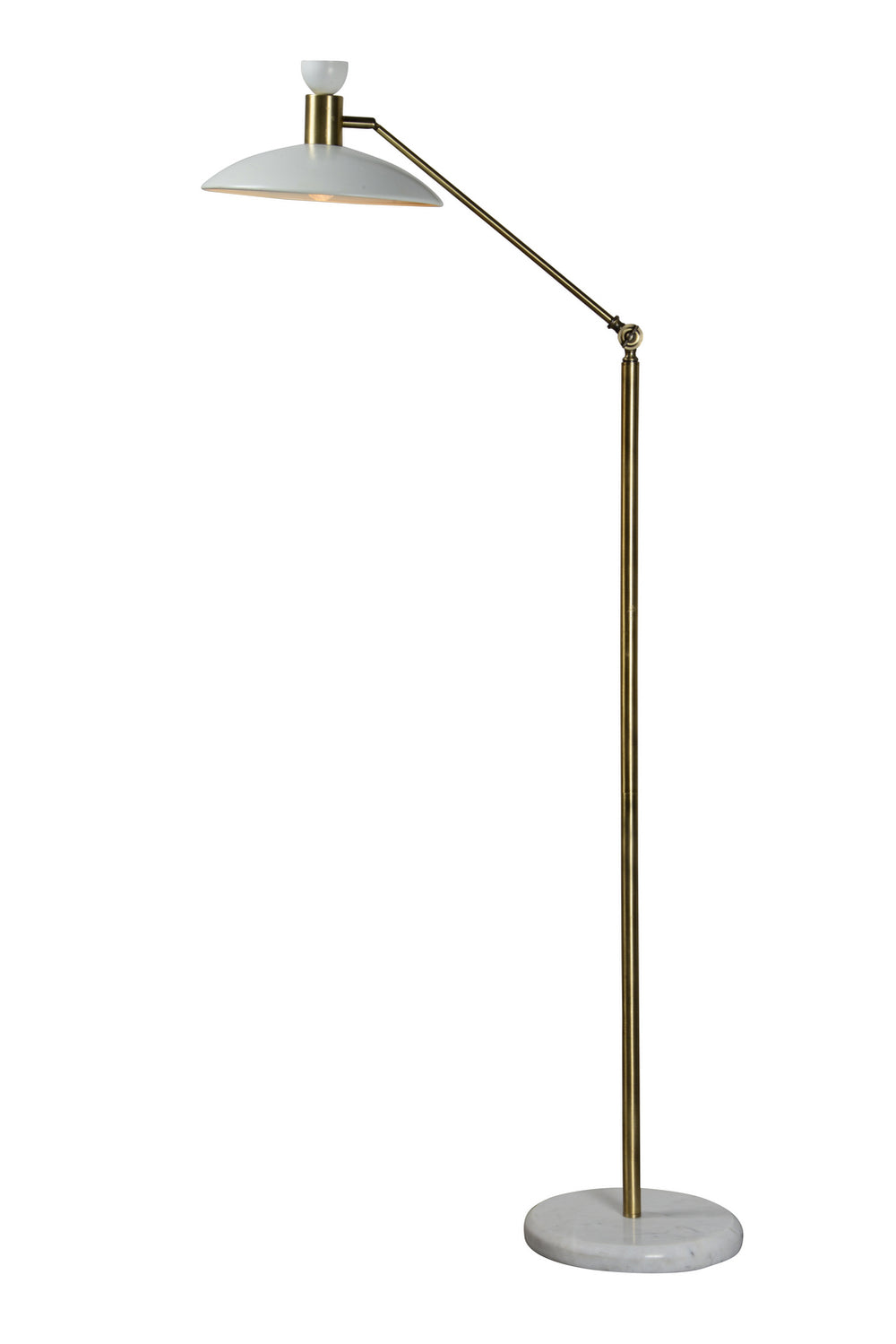 Renwil Canada - One Light Floor Lamp - Troilus - Brass- Union Lighting Luminaires Decor