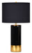 Renwil Canada - One Light Table Lamp - The Tuxedo - Black And Gold- Union Lighting Luminaires Decor