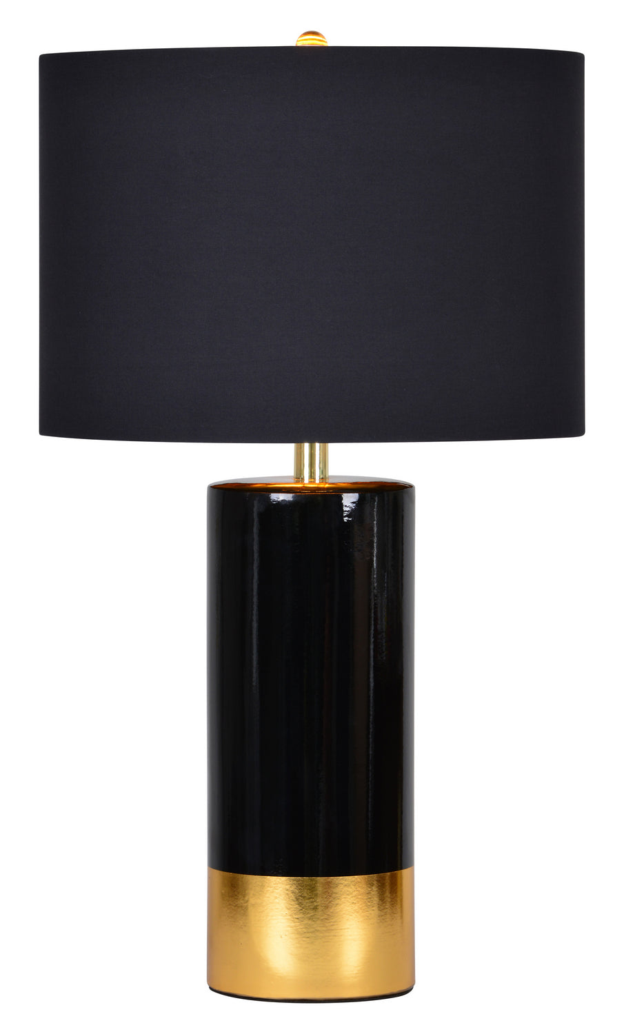 Renwil Canada - One Light Table Lamp - The Tuxedo - Black And Gold- Union Lighting Luminaires Decor