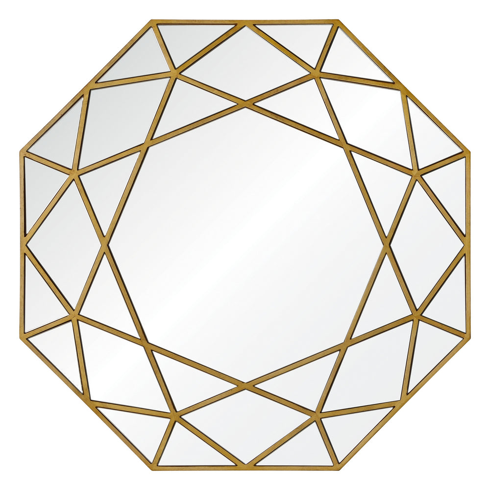 Renwil Canada - Mirror - Deloro - Brushed Gold Veneer- Union Lighting Luminaires Decor