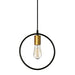 Dainolite Canada - One Light Pendant - Geometric - Black- Union Lighting Luminaires Decor