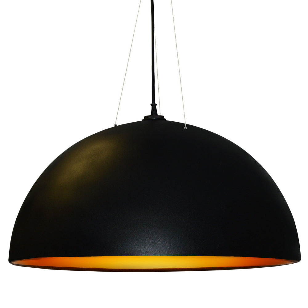 Dainolite Canada - Three Light Pendant - Black- Union Lighting Luminaires Decor