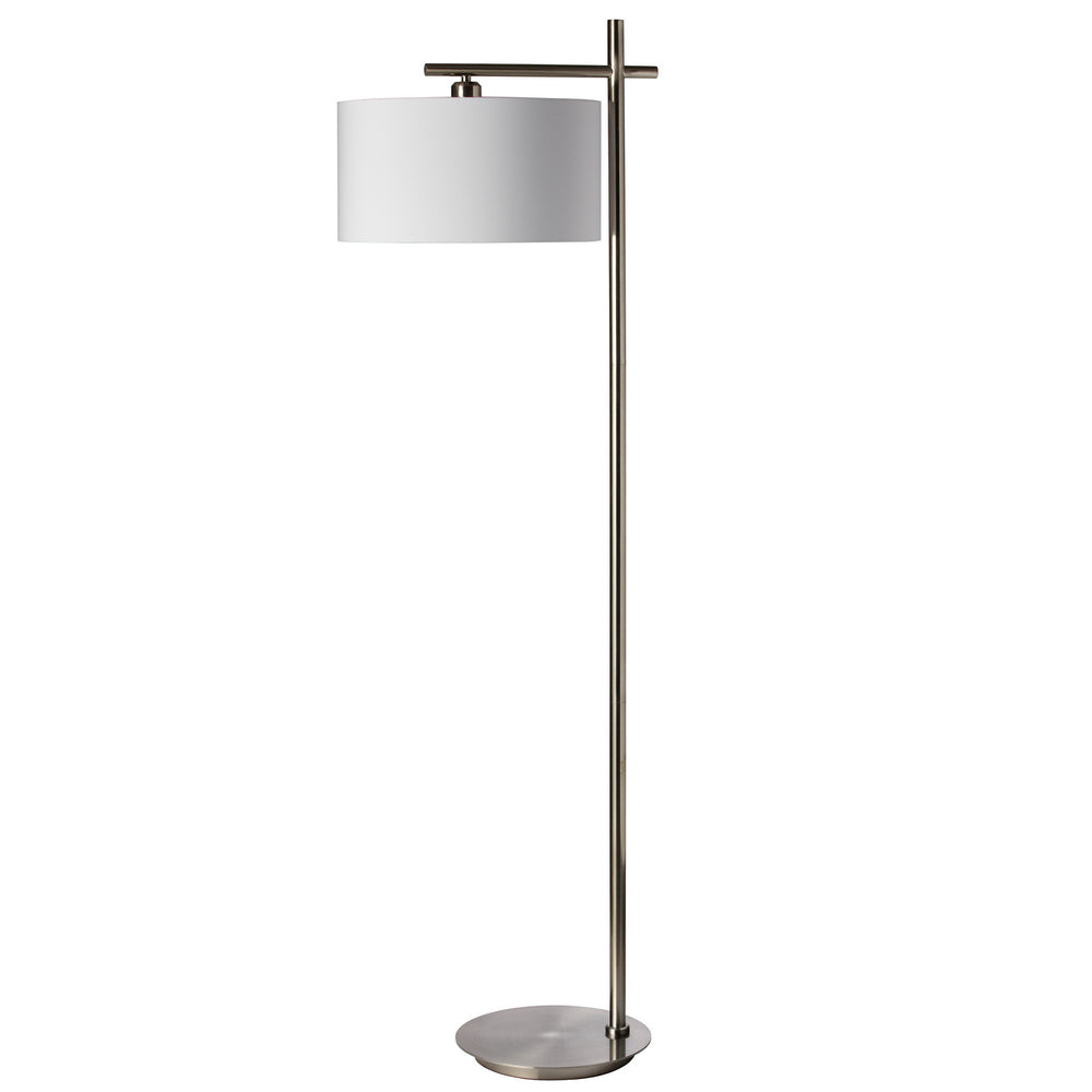 Dainolite Canada - One Light Floor Lamp - Satin Chrome- Union Lighting Luminaires Decor