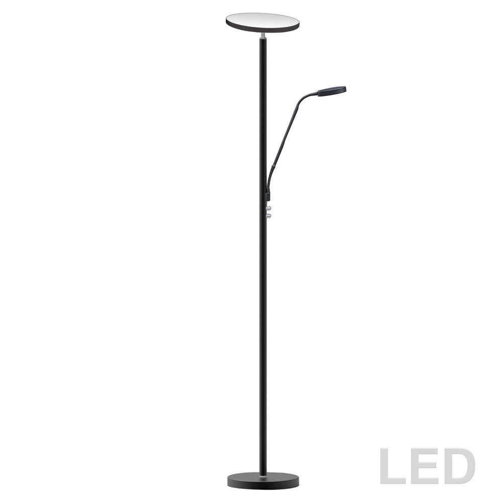 Dainolite Canada - LED Floor Lamp - Sandy Black- Union Lighting Luminaires Decor