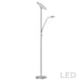 Dainolite Canada - LED Floor Lamp - Satin Chrome- Union Lighting Luminaires Decor