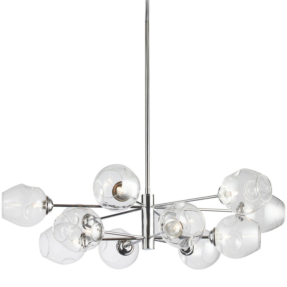 Dainolite Canada - 12 Light Pendant - Abii - Polished Chrome- Union Lighting Luminaires Decor