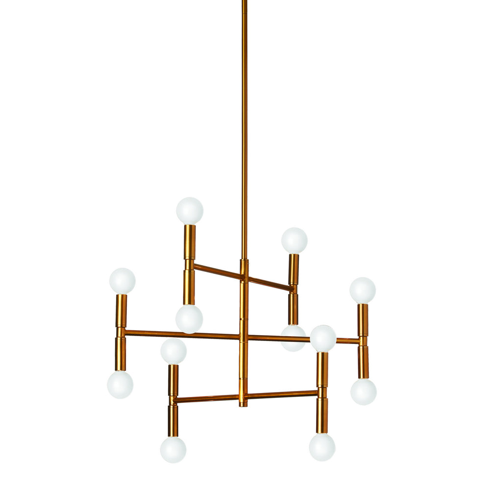 Dainolite Canada - 12 Light Chandelier - Ava - Vintage Bronze- Union Lighting Luminaires Decor